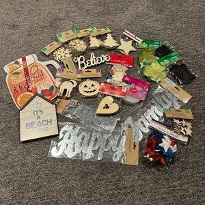 Seasonal Craft Lot - All Brand New